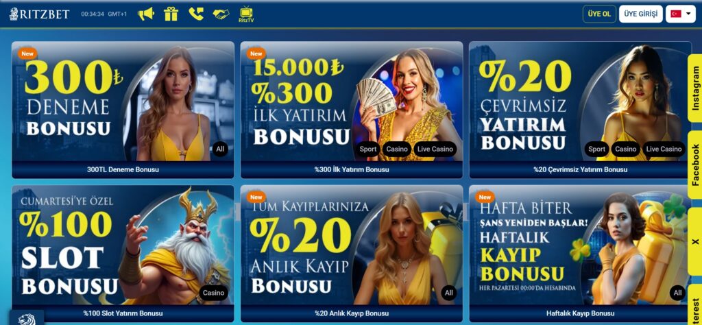 ritzbet bonusları